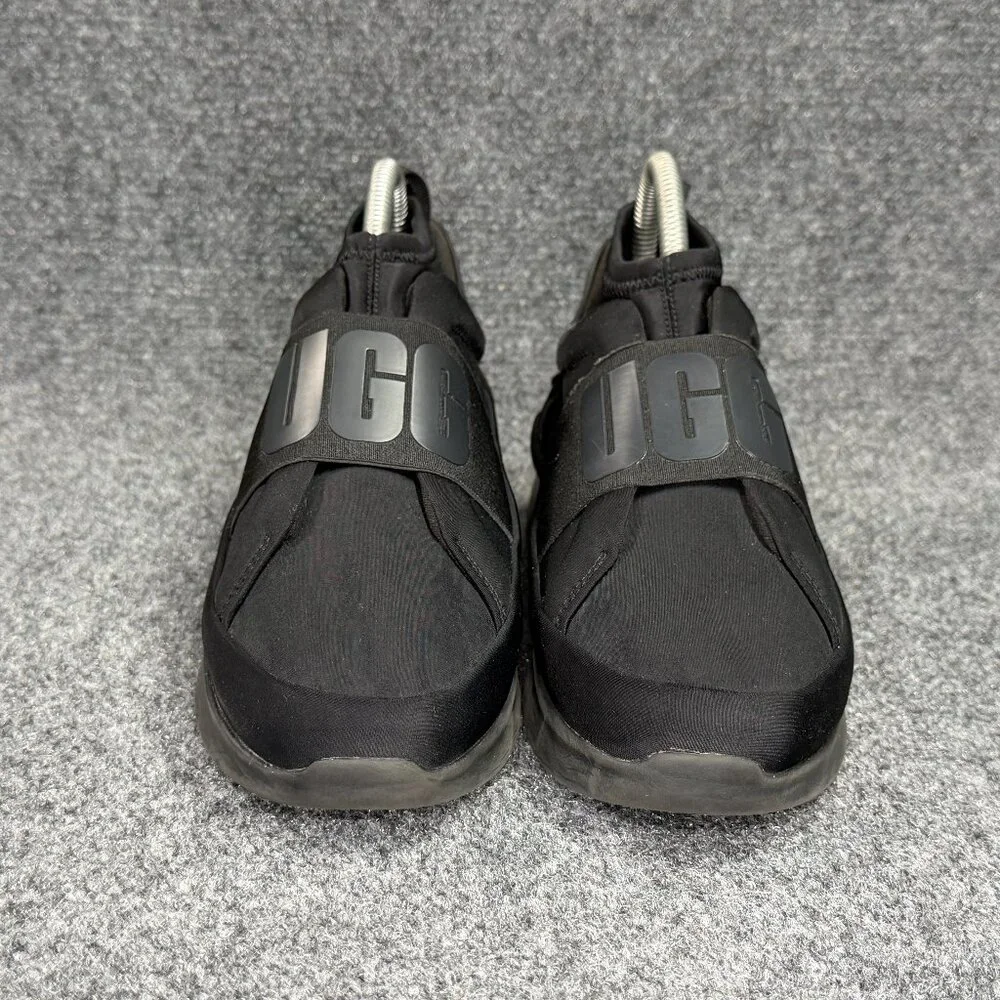 UGG Neutra Slip On Shoes Women's Size 6‎ Black Neoprene Graphic Logo Athletic